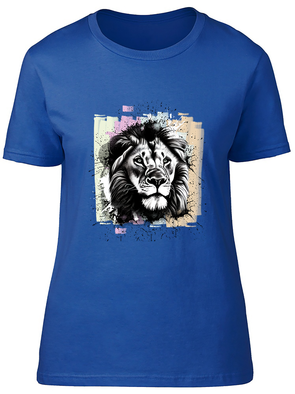 lion face t shirt