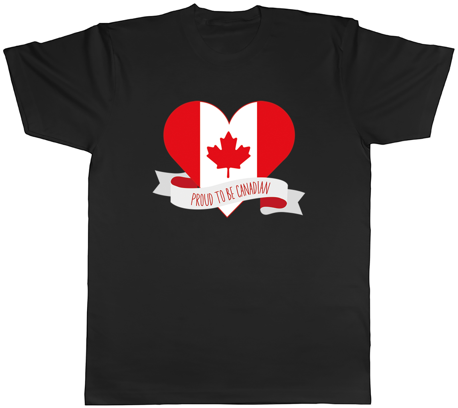 Proud to be Canadian Maple Leaf Canada Mens T-Shirt Tee Gift Top