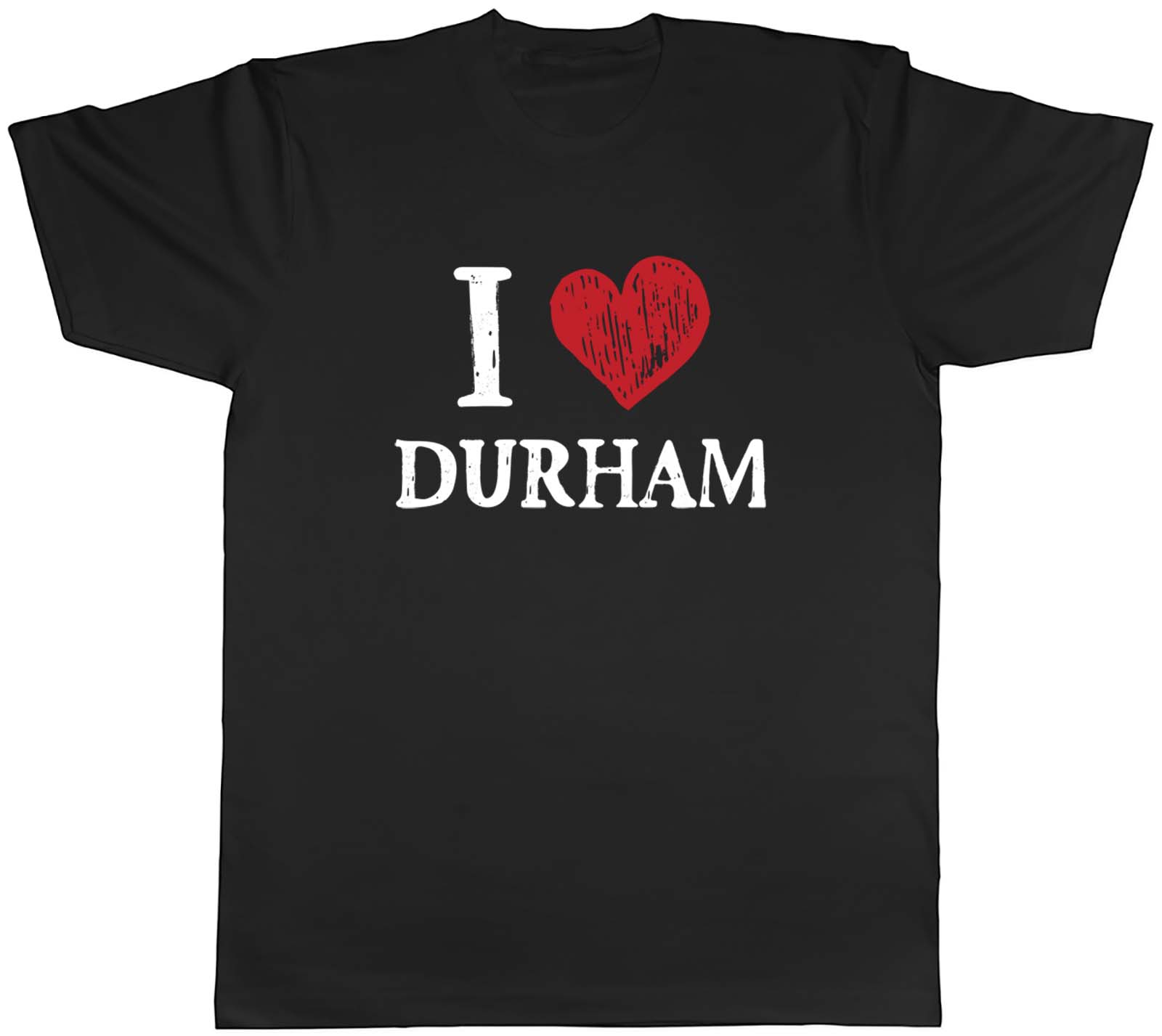 I Love Durham Mens T-Shirt North East England Historic City Tee Gift
