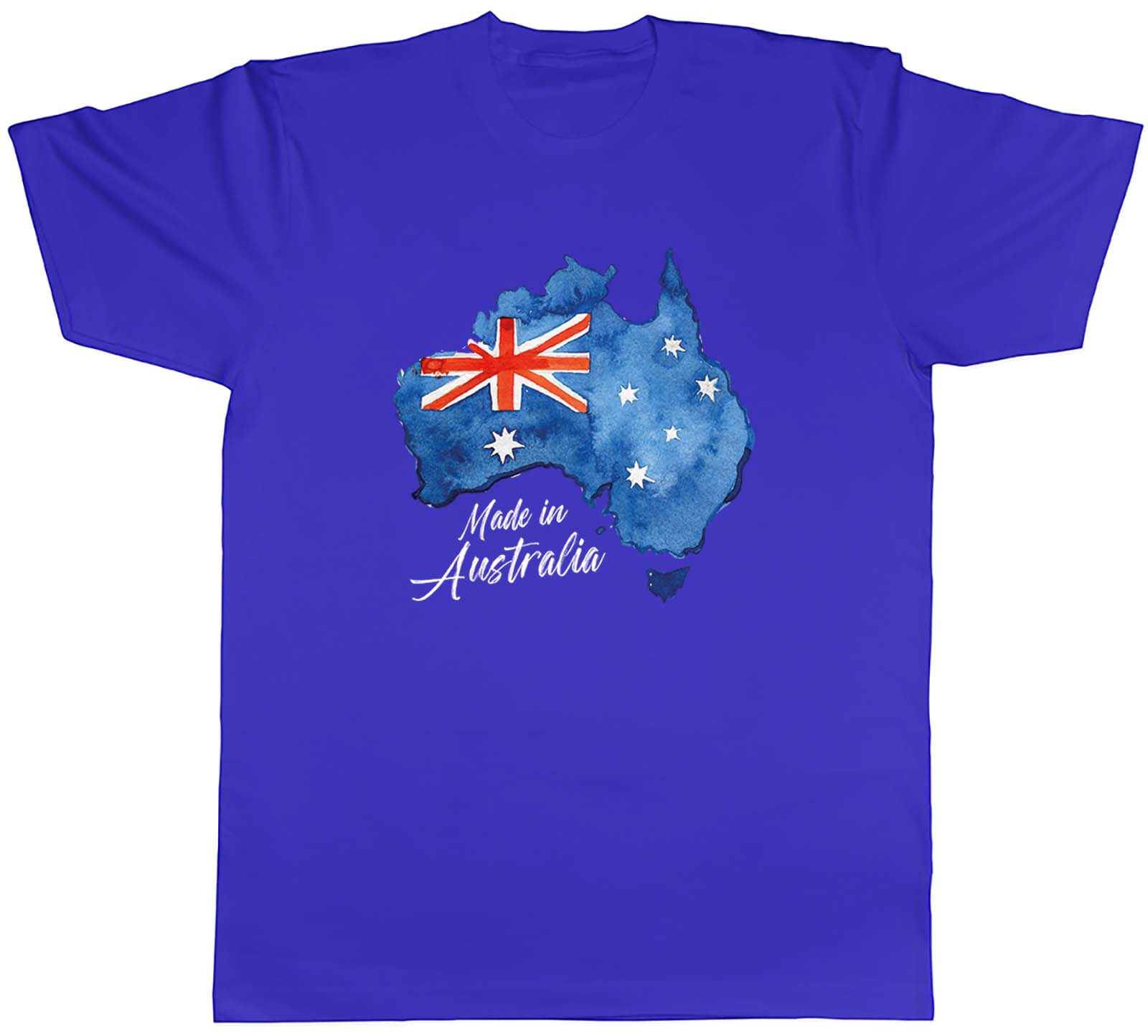 Made in Australia Mens T-Shirt Aussie Australian Map National Pride Tee Gift