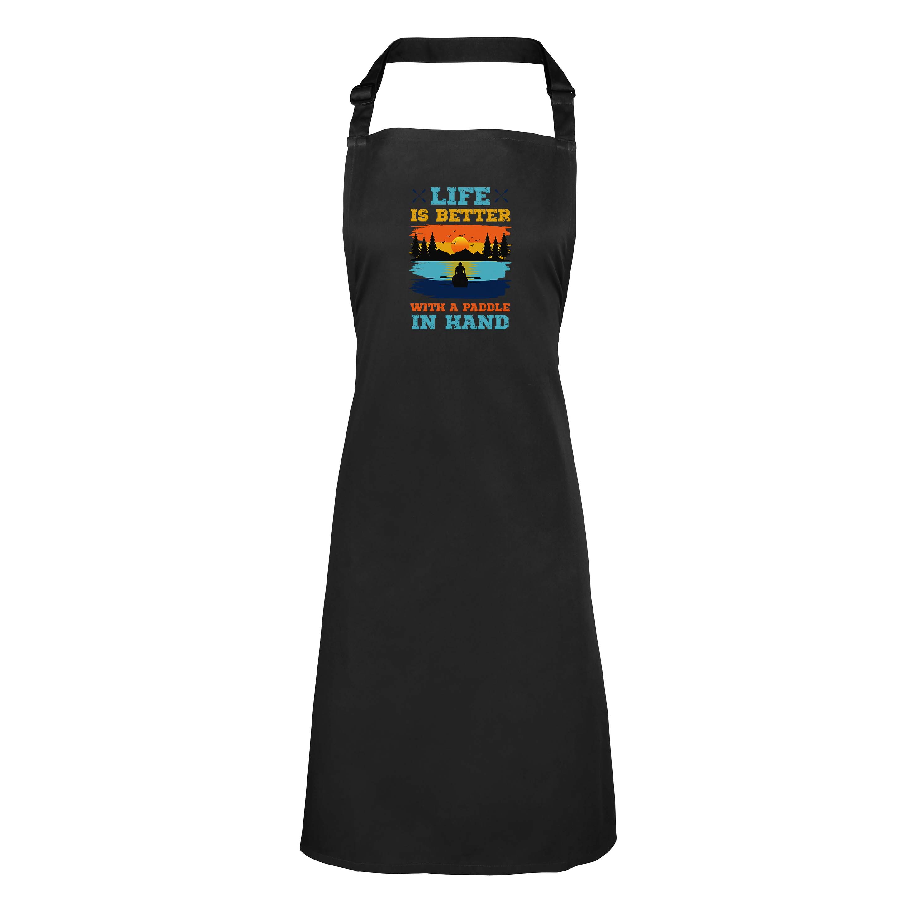 Kayak Kayaking Apron Mens Womens Life is Better with a Paddle BBQ Chef ...