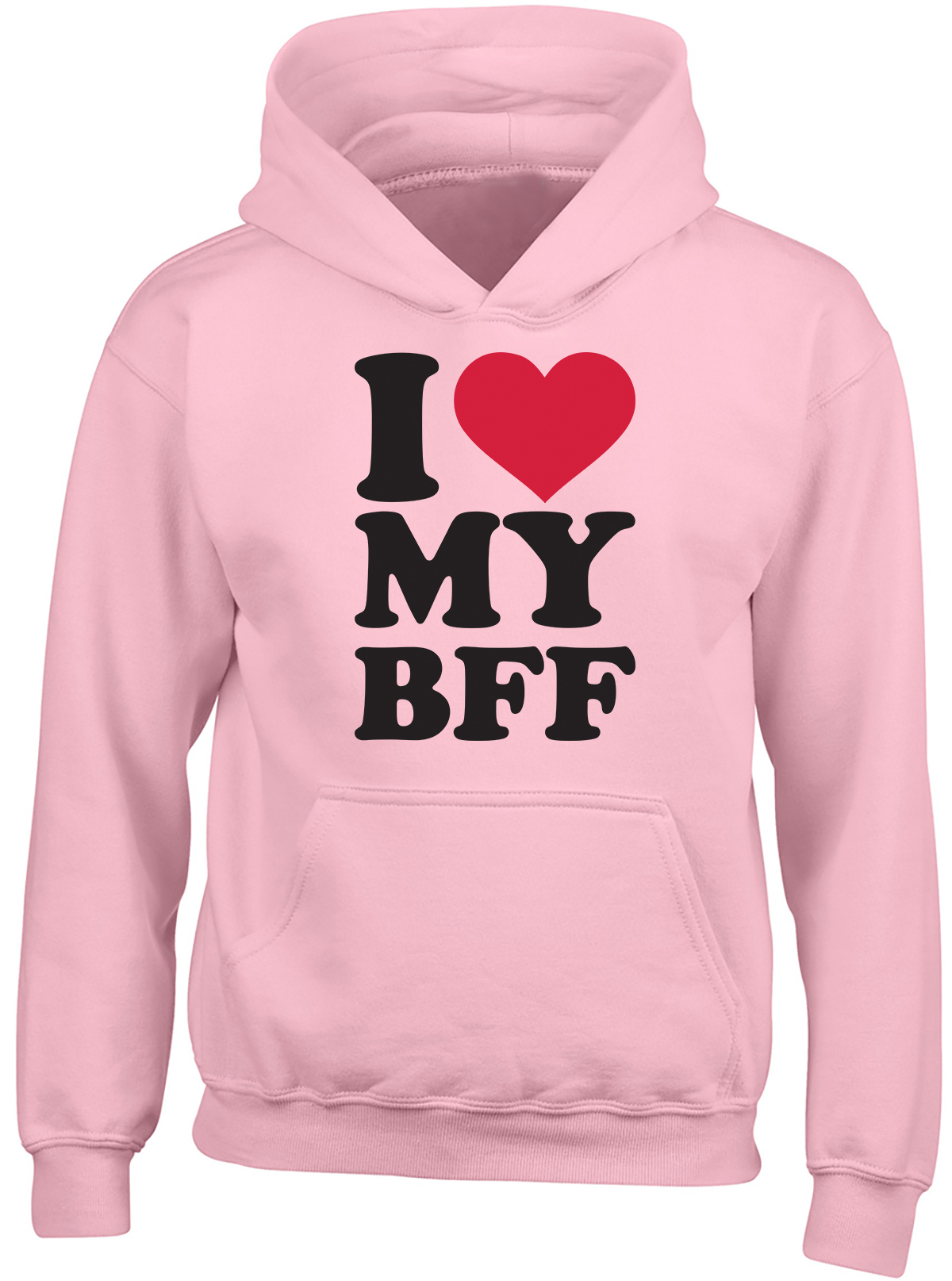 I Love My BFF Kids Hoodie Best Friends Forever Friendship Boys Girls ...