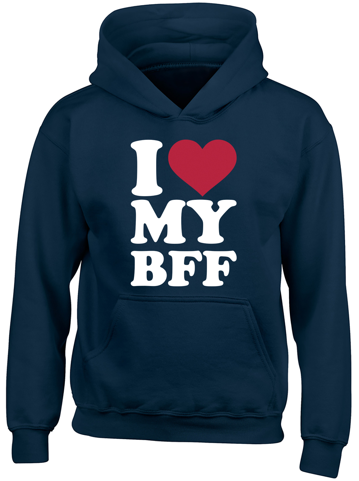 I Love My BFF Kids Hoodie Best Friends Forever Friendship Boys Girls ...