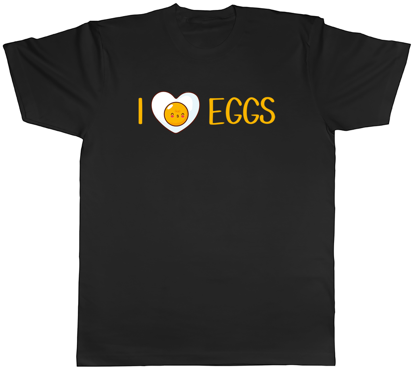 I Love Eggs Mens T-Shirt Foodie Poached Omellete Fried Scrambled Tee Gift
