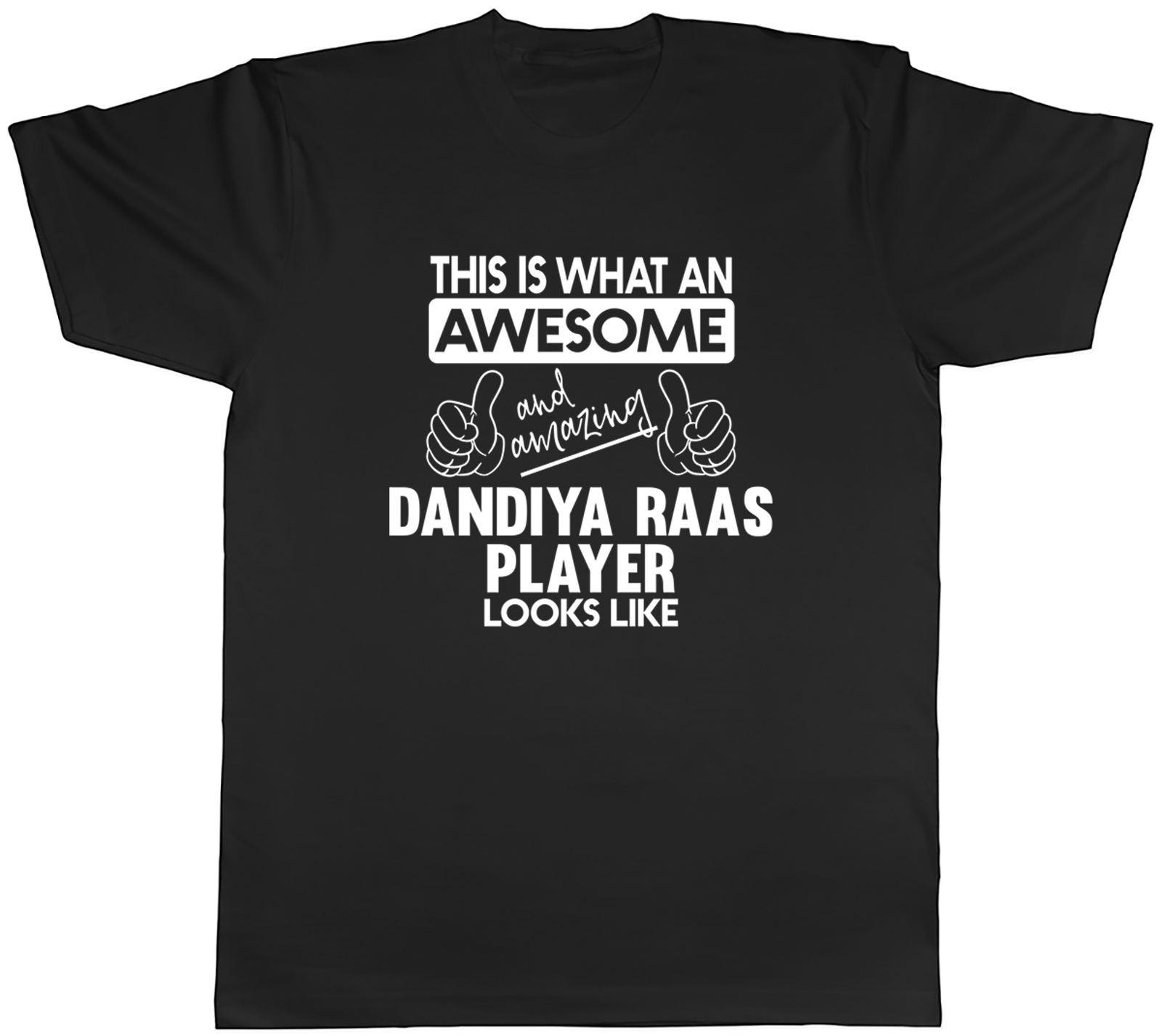 Awesome and Amazing Dandiya Raas Player Mens T-Shirt Navratri Tee Gift