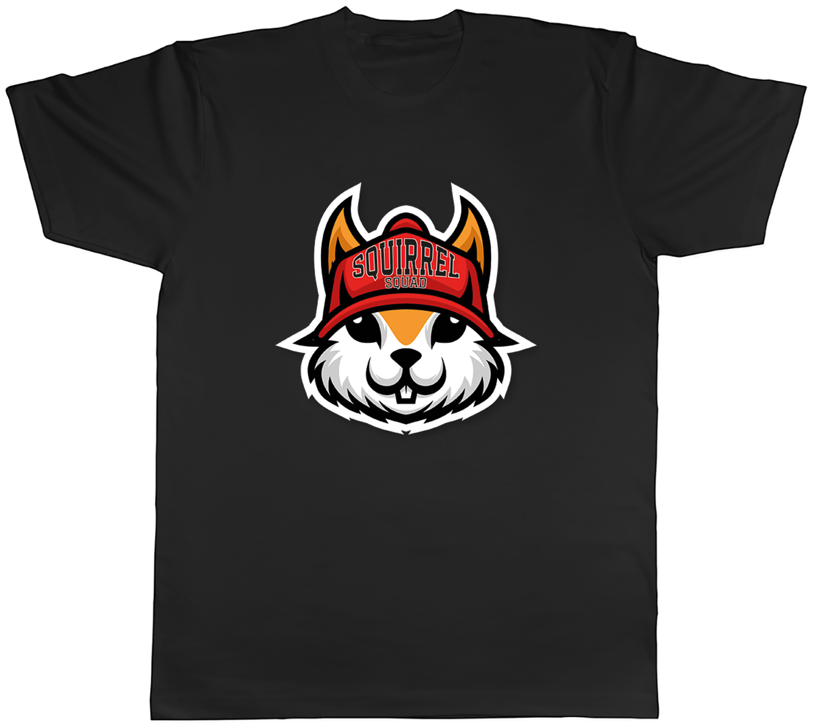 Squirrel Squad Mens T-Shirt Bushy Tail Nut Lover Tee Gift