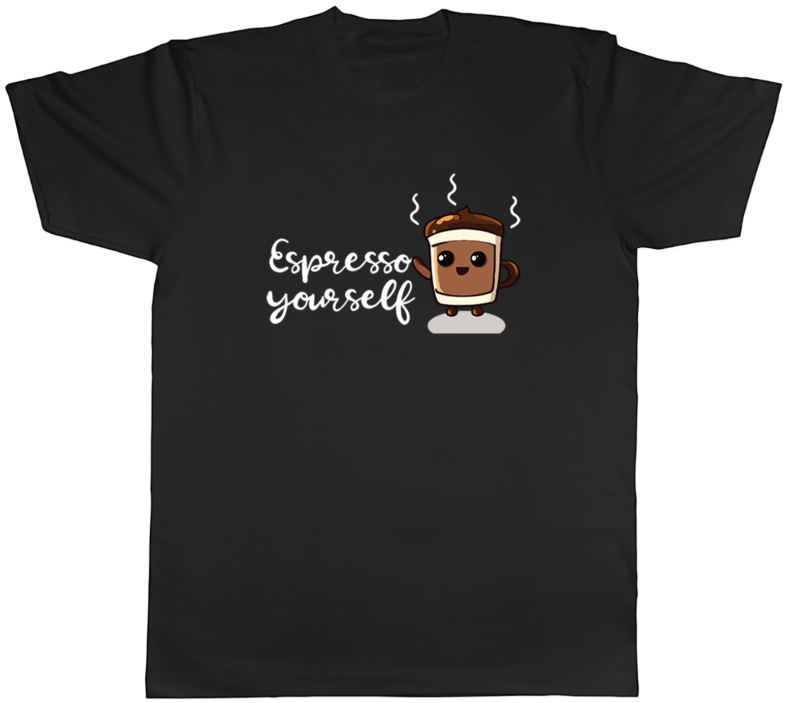 Espresso Yourself Funny Coffee Lover Mens T-Shirt Tee Gift Top