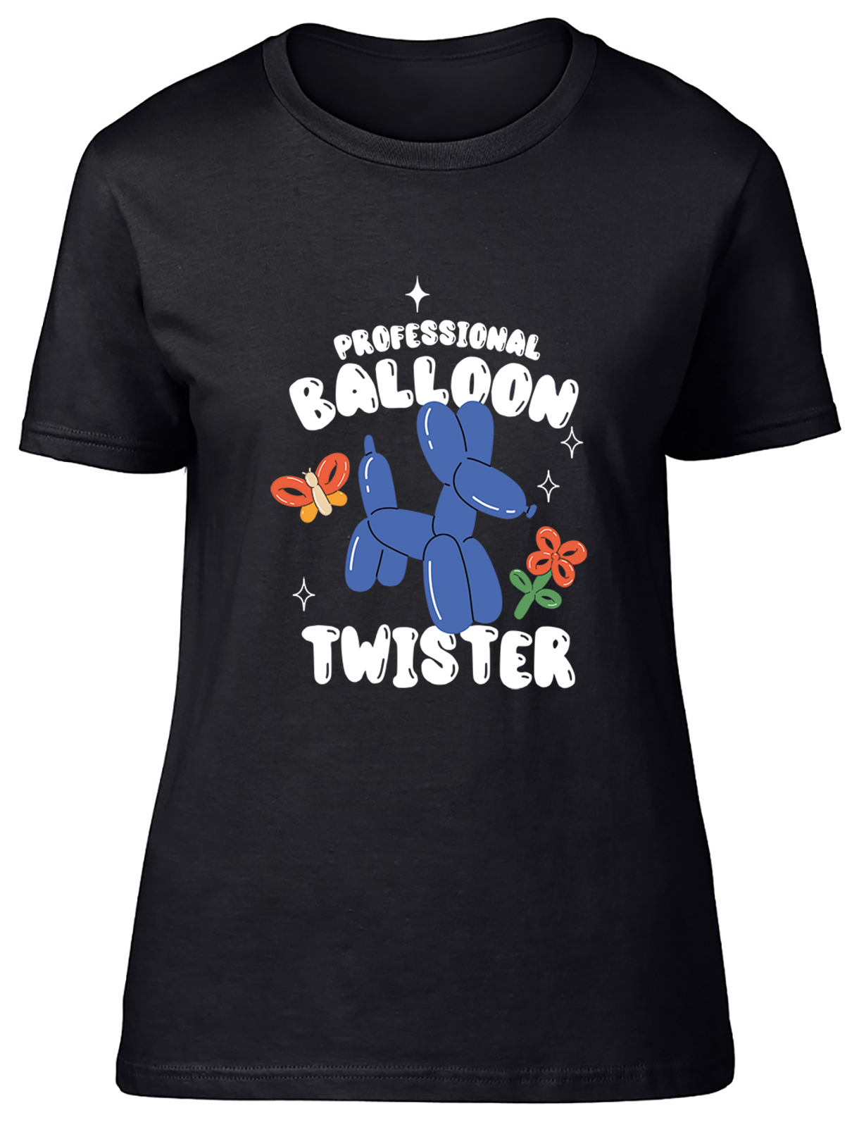 Profi Ballon Twister Tier Twisting Damen T-Shirt Damen Geschenk Tee - Bild 2 von 8