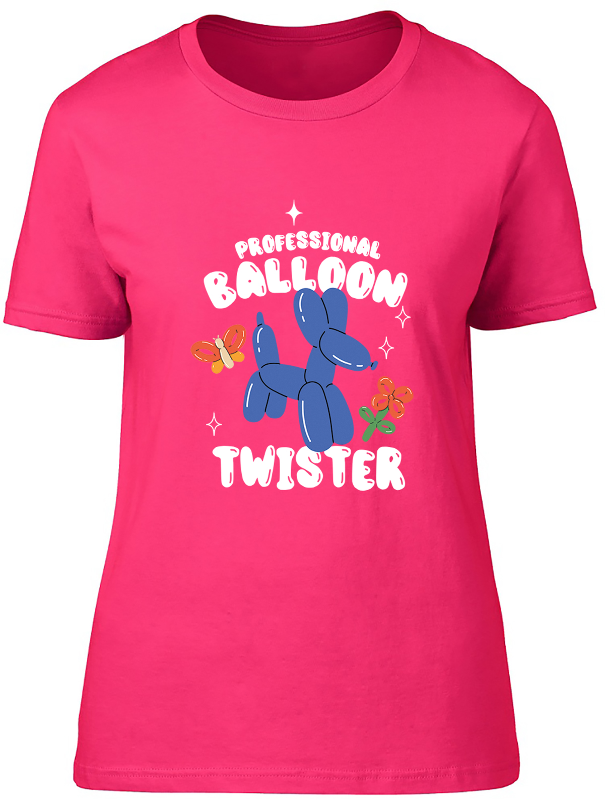 Profi Ballon Twister Tier Twisting Damen T-Shirt Damen Geschenk Tee - Bild 3 von 8