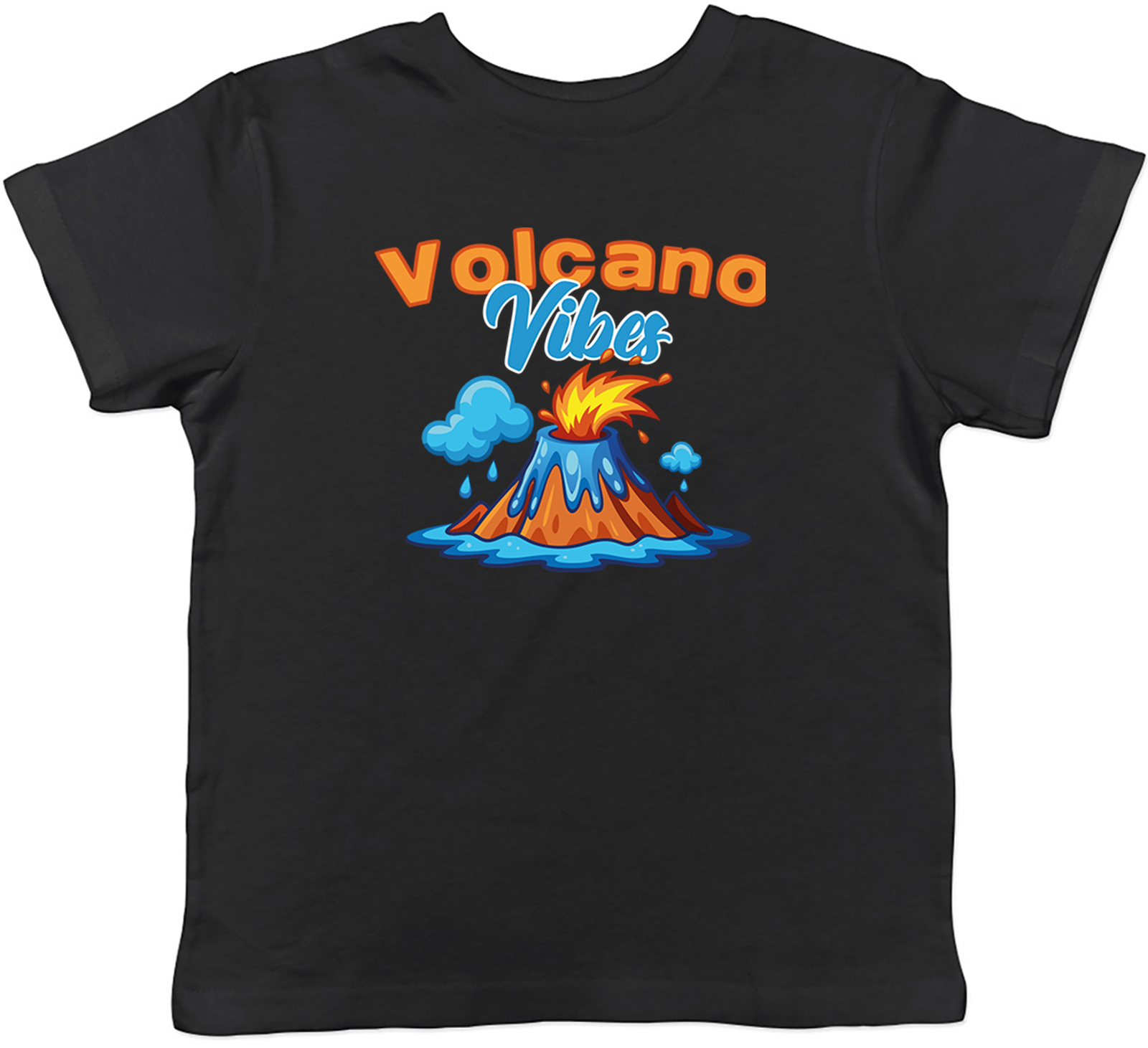 Volcano Vibes Lavastrom Vulkanausbruch Kinder T-Shirt Jungen Mädchen Geschenk - Bild 2 von 8