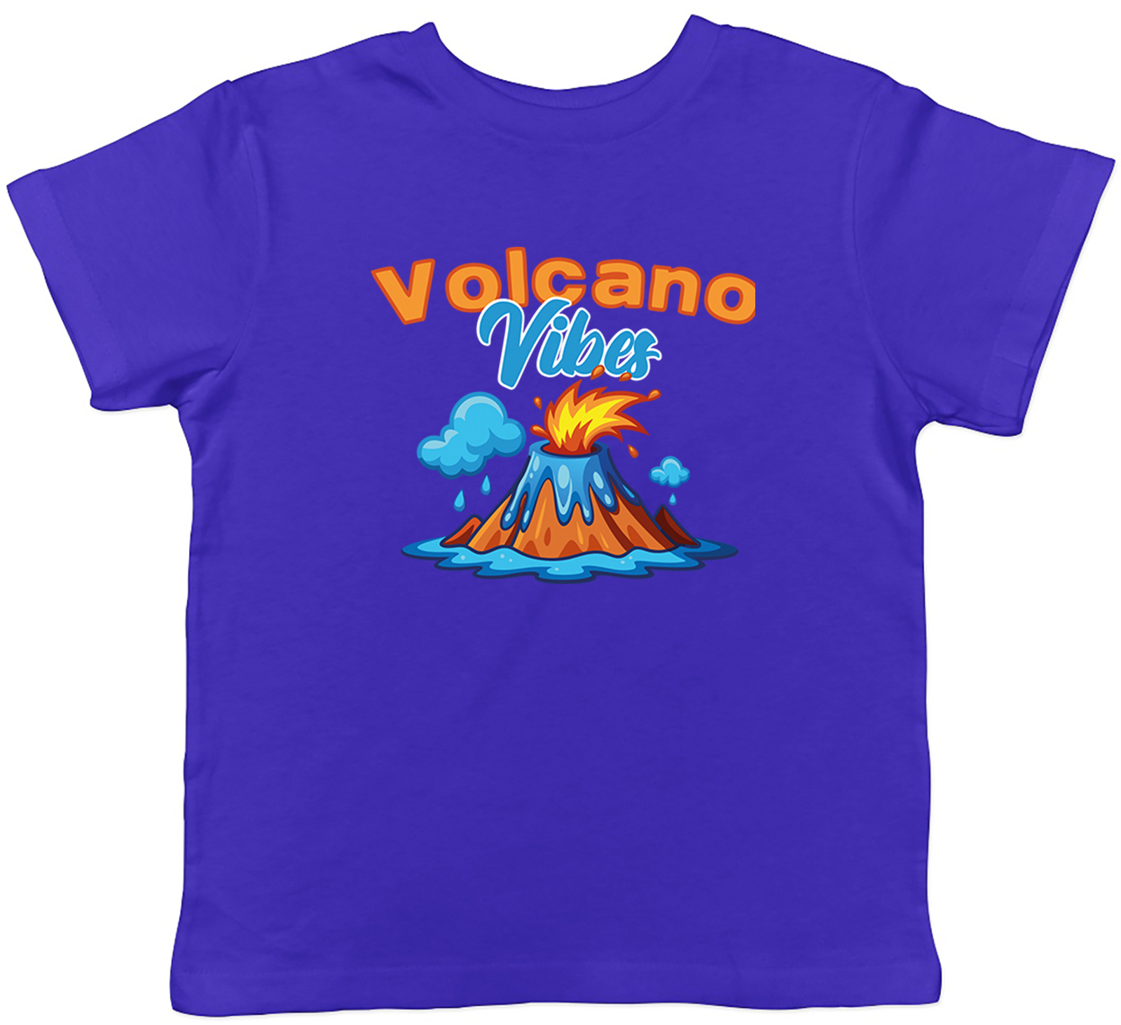 Volcano Vibes Lavastrom Vulkanausbruch Kinder T-Shirt Jungen Mädchen Geschenk - Bild 6 von 8