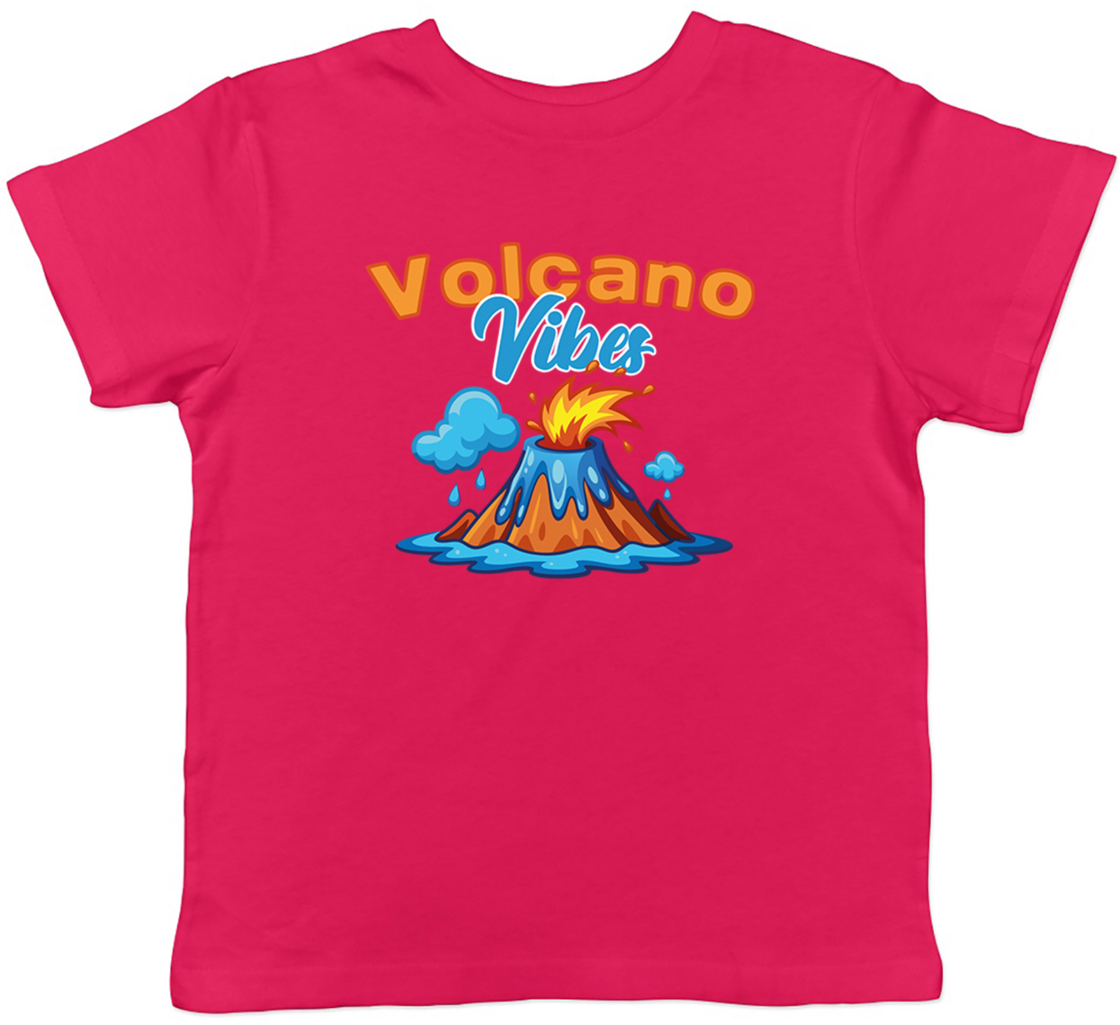 Volcano Vibes Lavastrom Vulkanausbruch Kinder T-Shirt Jungen Mädchen Geschenk - Bild 4 von 8