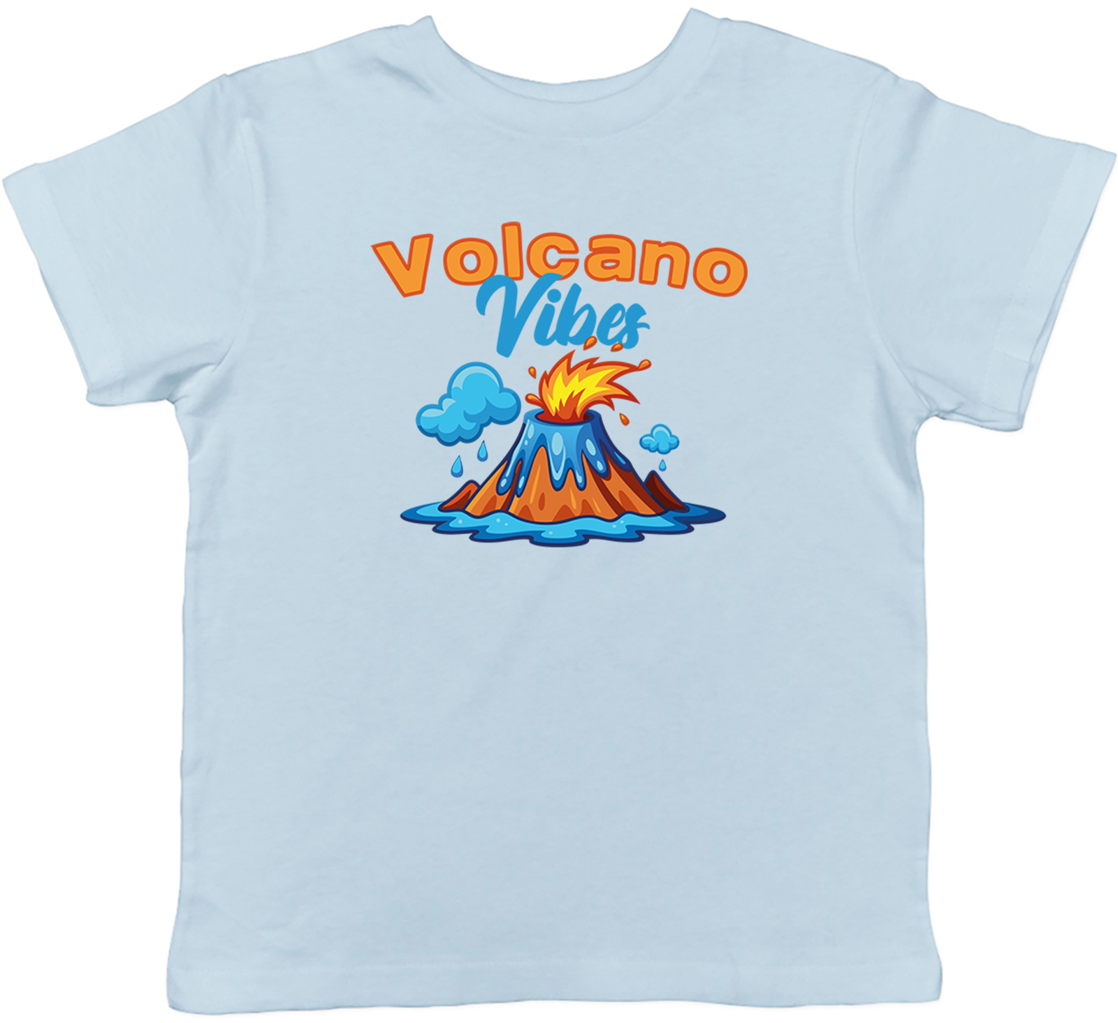 Volcano Vibes Lavastrom Vulkanausbruch Kinder T-Shirt Jungen Mädchen Geschenk - Bild 7 von 8