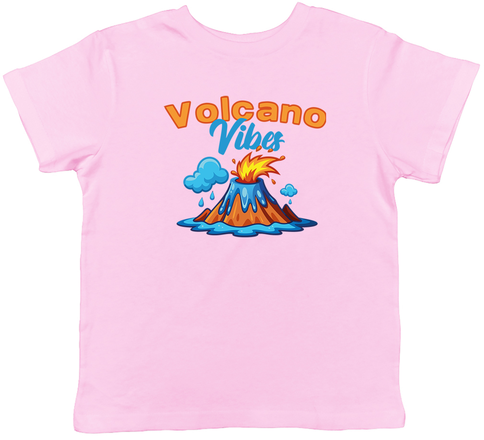 Volcano Vibes Lavastrom Vulkanausbruch Kinder T-Shirt Jungen Mädchen Geschenk - Bild 3 von 8
