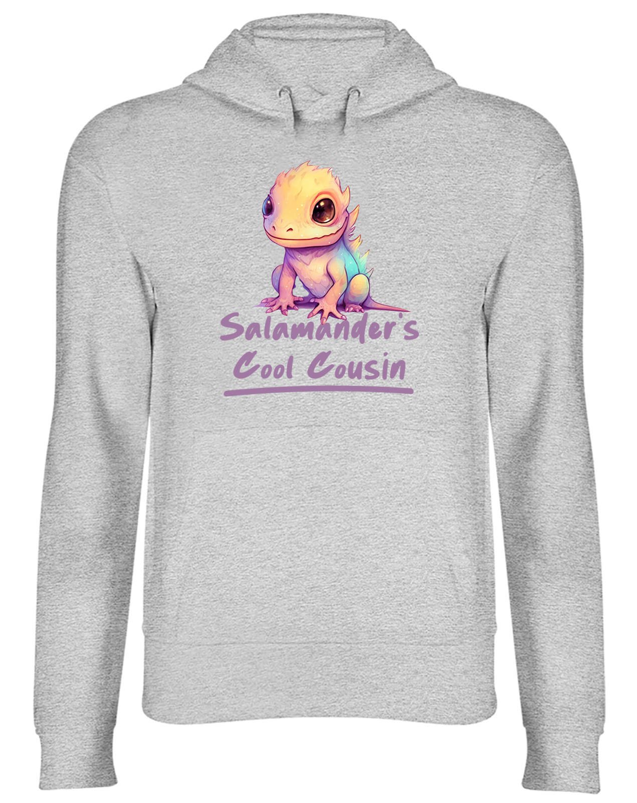 Funny Newt Salamander's Cool Cousin Hoodie Mens Womens Hooded Top