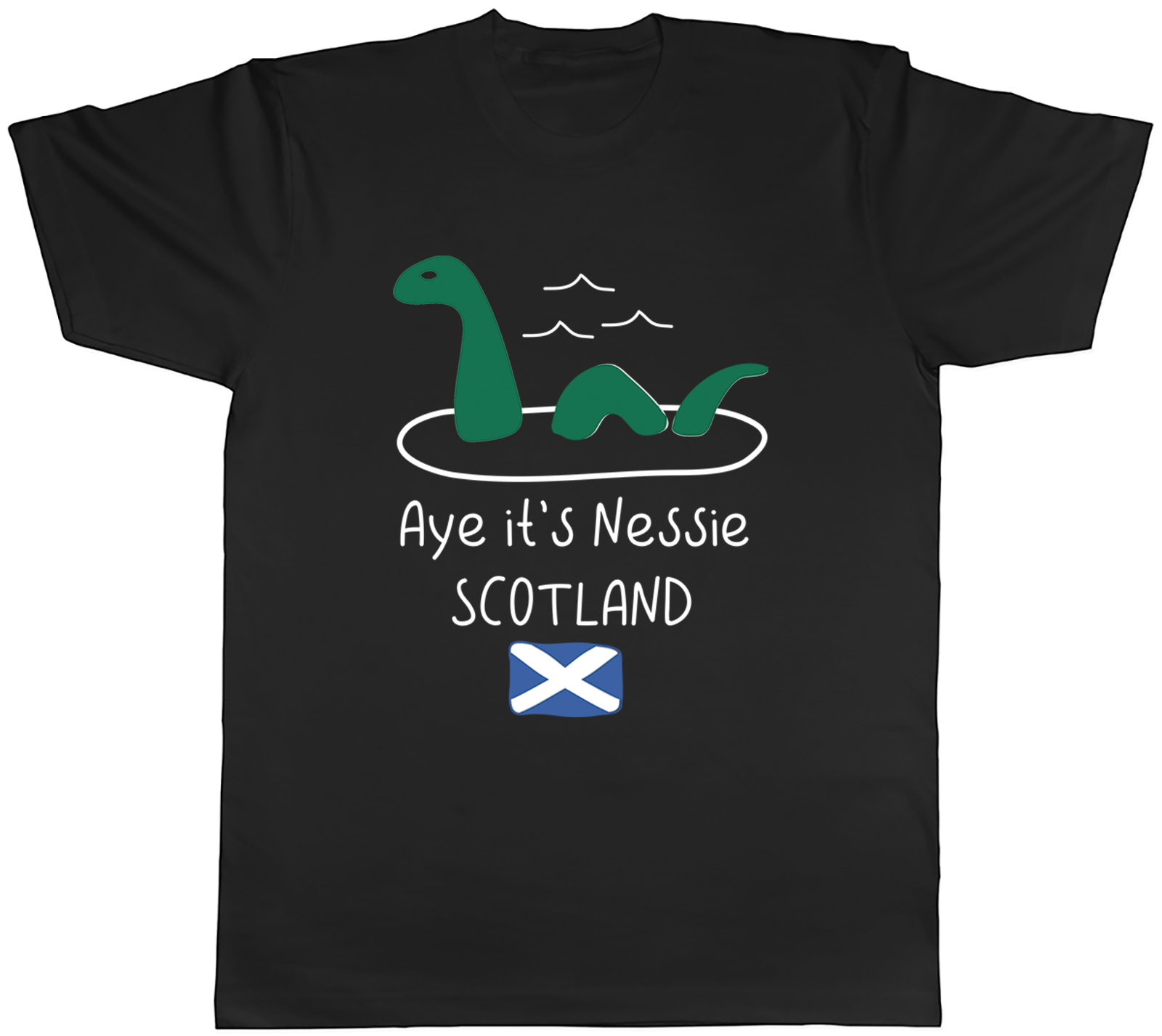 Aye It’s Nessie Funny Lochness Monster Scotland Mens T-Shirt Tee Gift Top