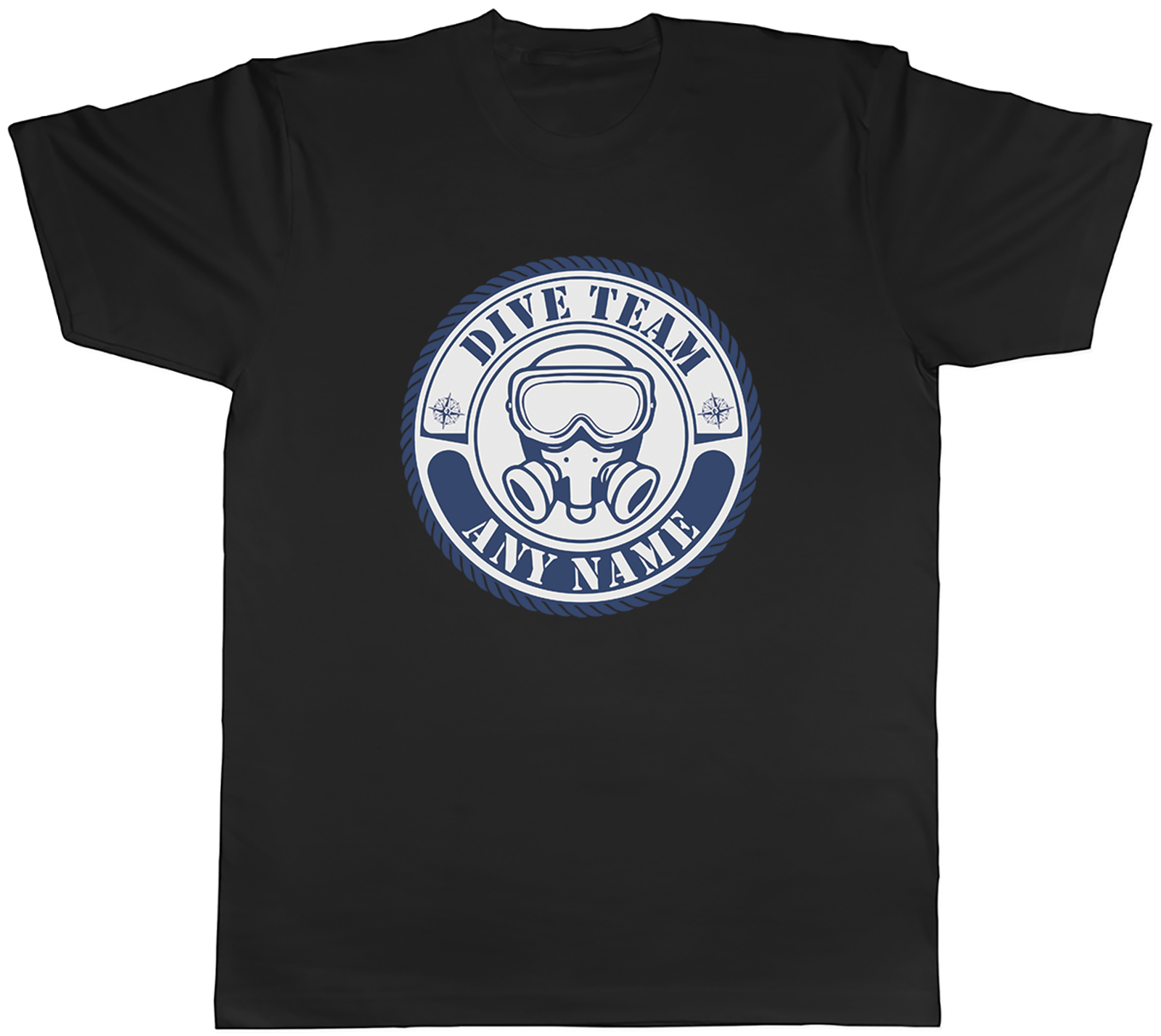 Personalised Any Name Dive Team Scuba Diving Mens T-Shirt Tee Gift Top