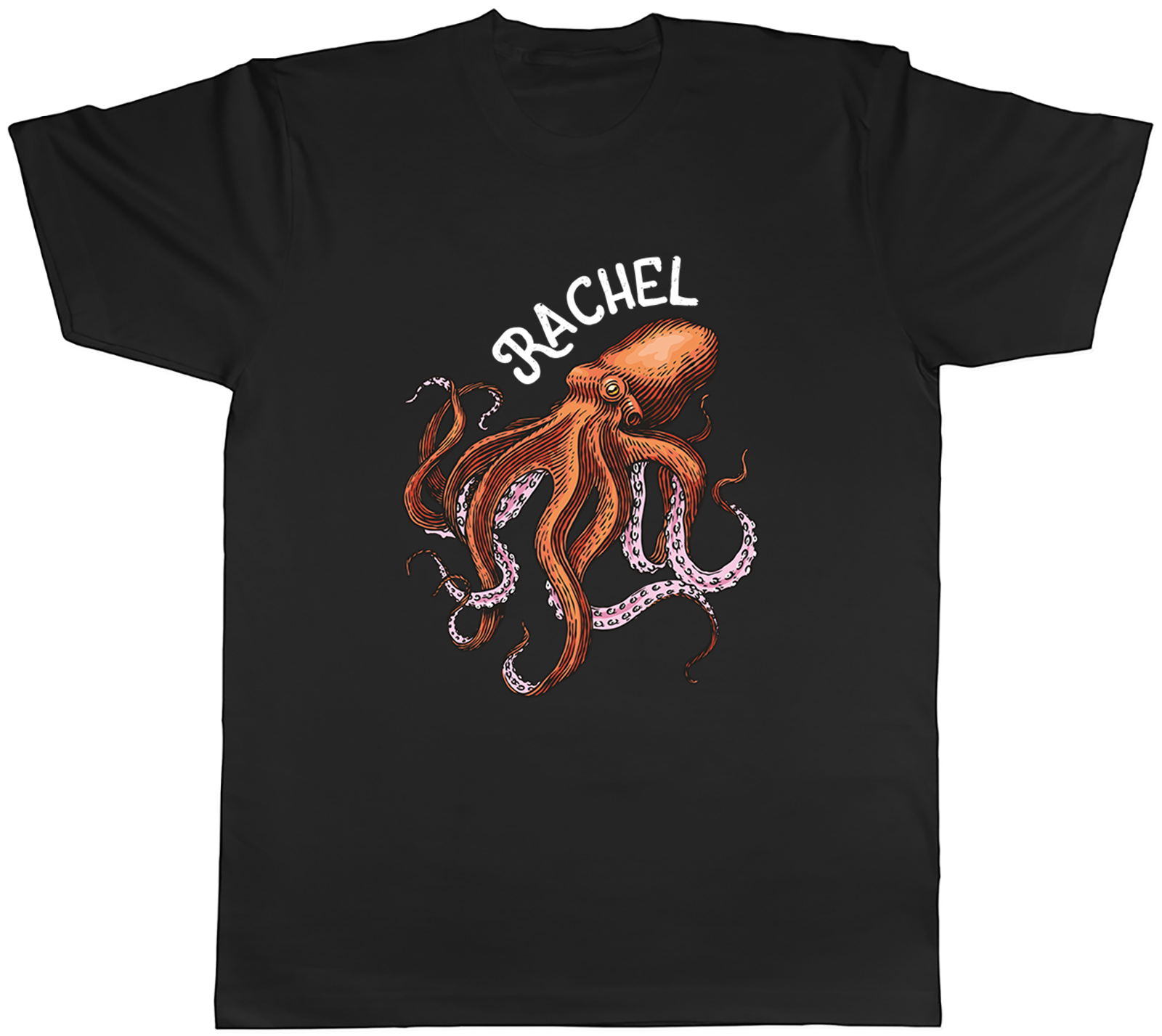 Personalised Any Name Octopus Sea Ocean Alien Mens T-Shirt Tee Gift Top