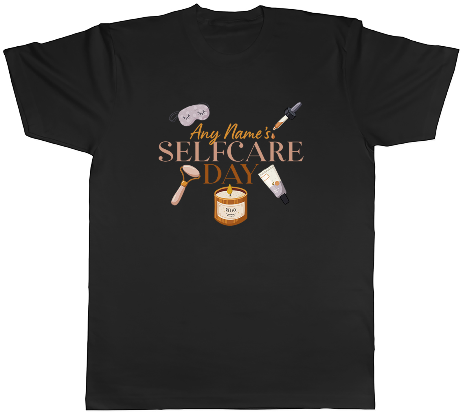Personalised Any Name’s Selfcare Day Funny Mens T-Shirt Tee Gift Top