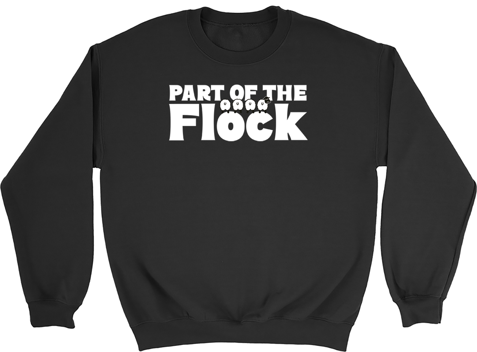 Funny Sheep Part of the Flock Sweatshirt Mens Womens Jumper