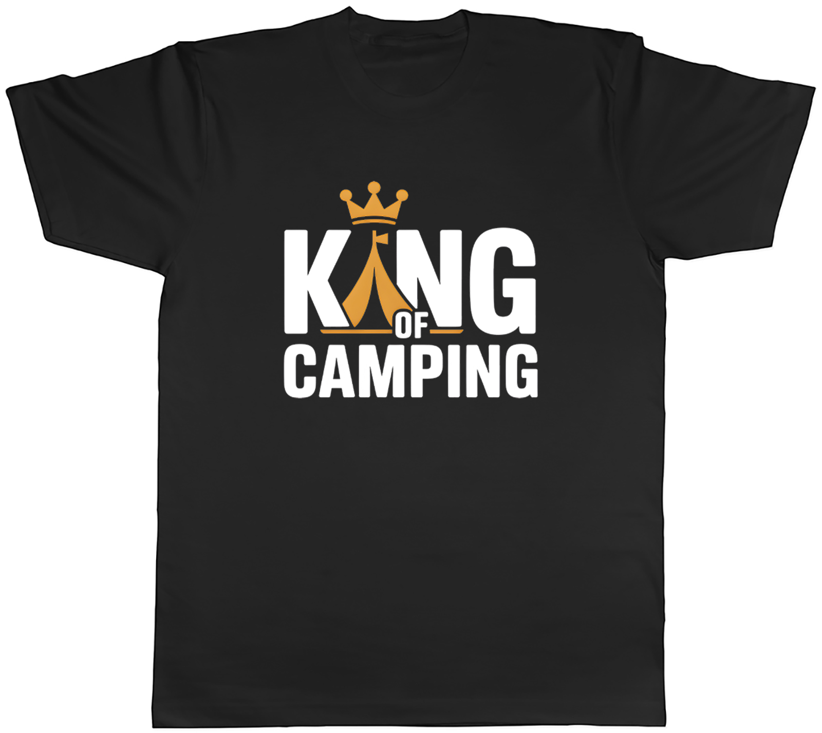 King of Camping Tent Crown Mens T-Shirt Tee Gift Top