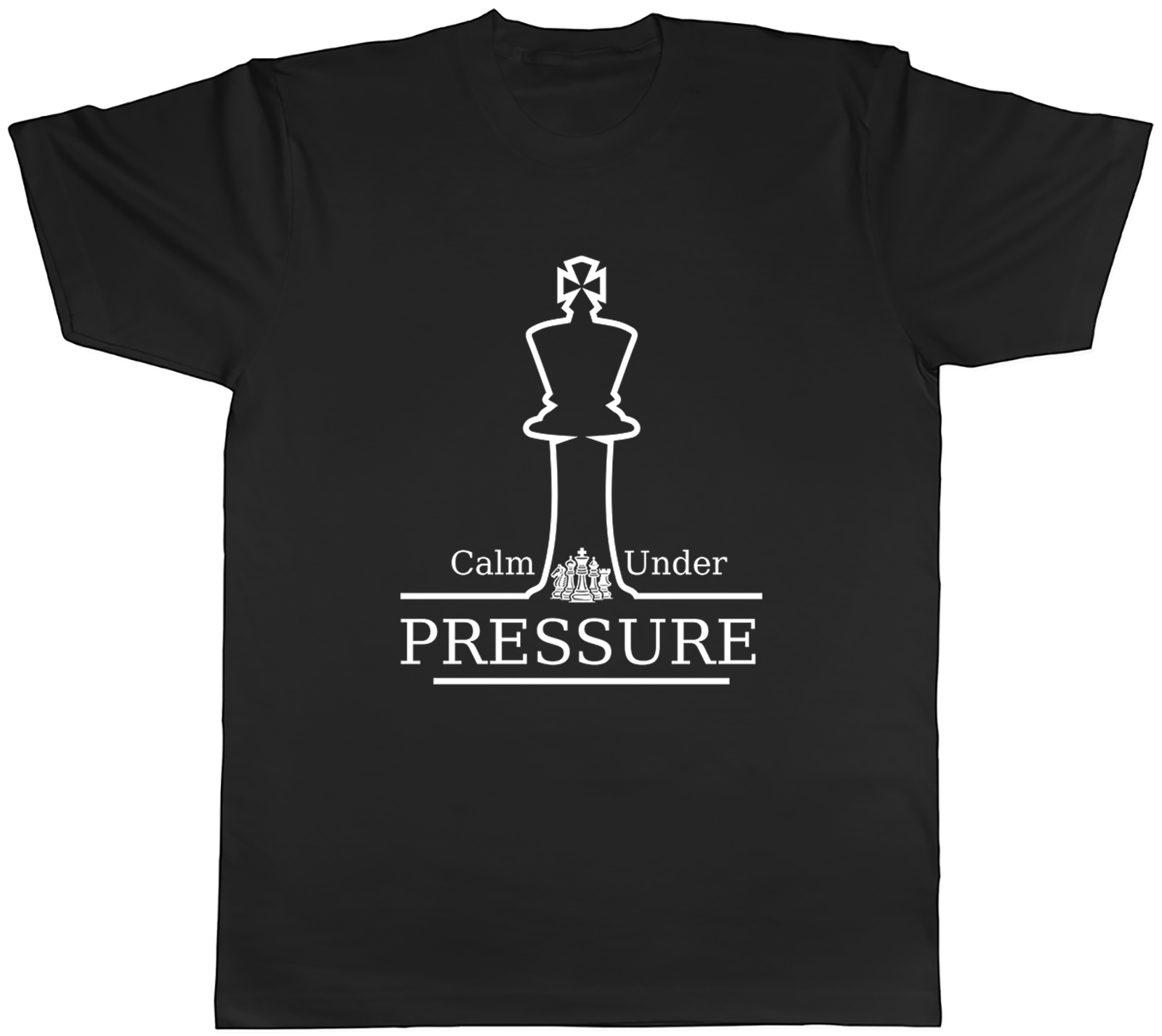 Chess Lover Calm Under Pressure Mens T-Shirt Tee Gift Top