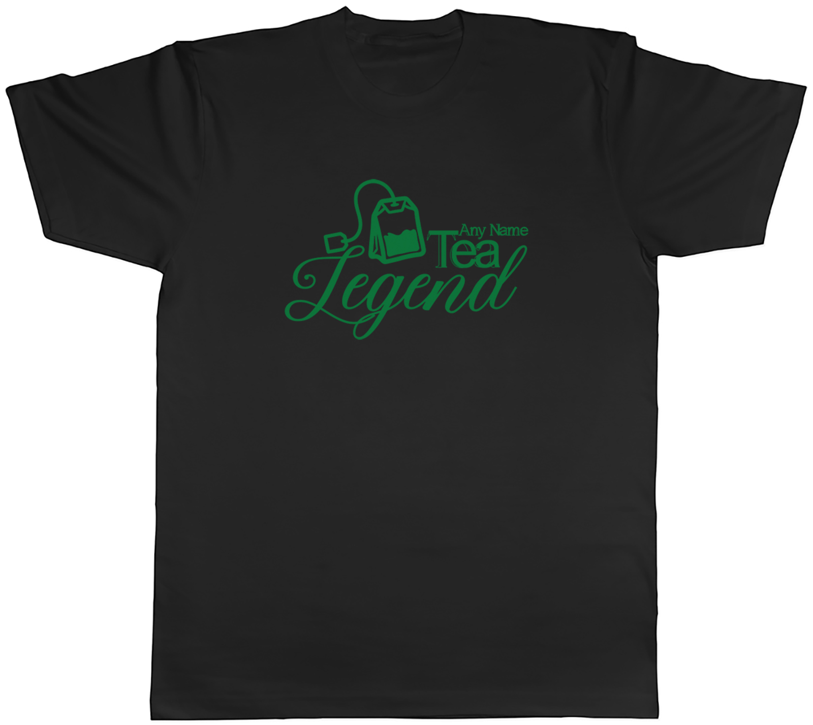 Personalised Any Name Tea Legend Cuppa Lover Mens T-Shirt Tee Gift Top