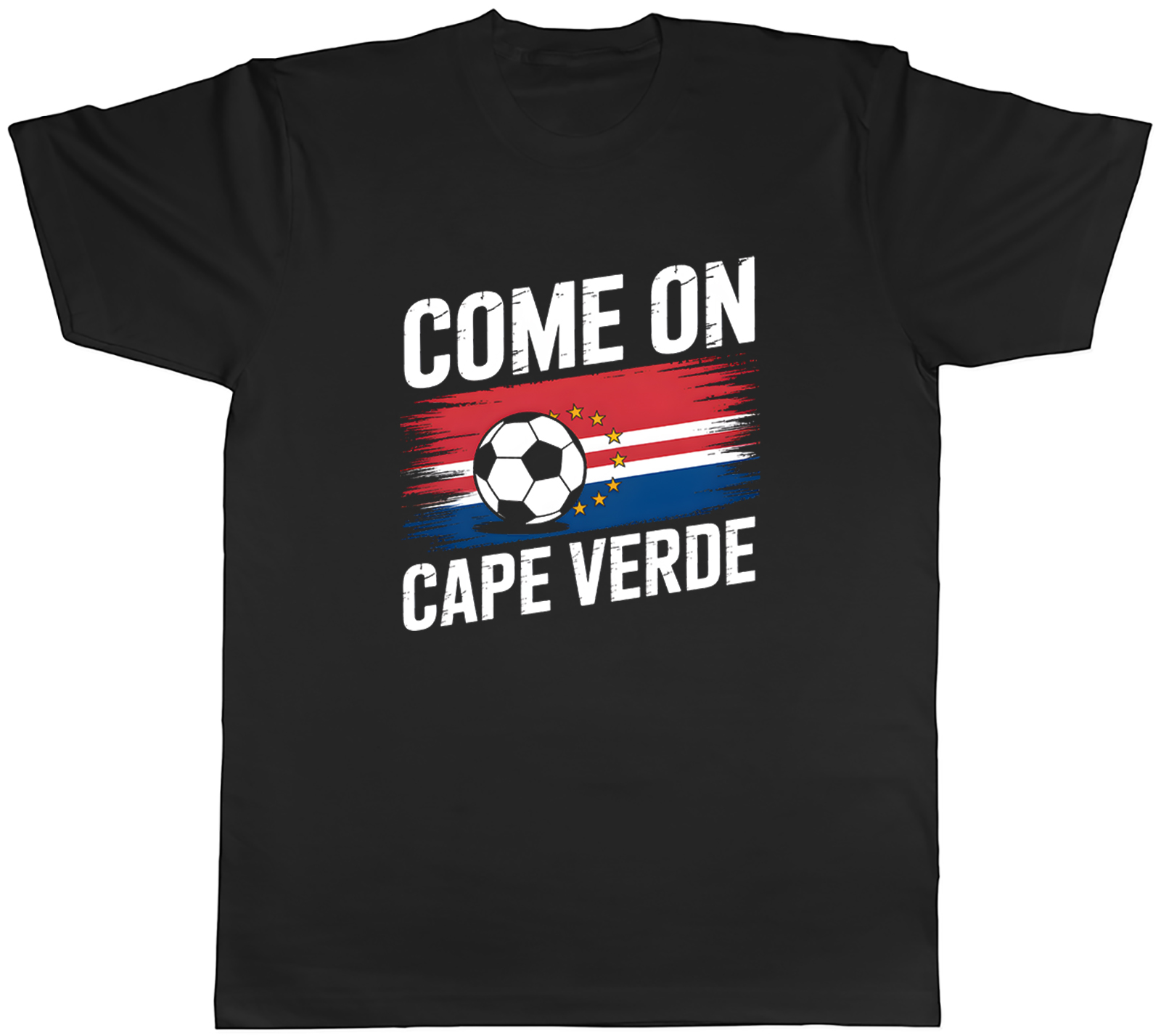Come on Cape Verde Supporter Football Fan Mens T-Shirt Tee Gift Top