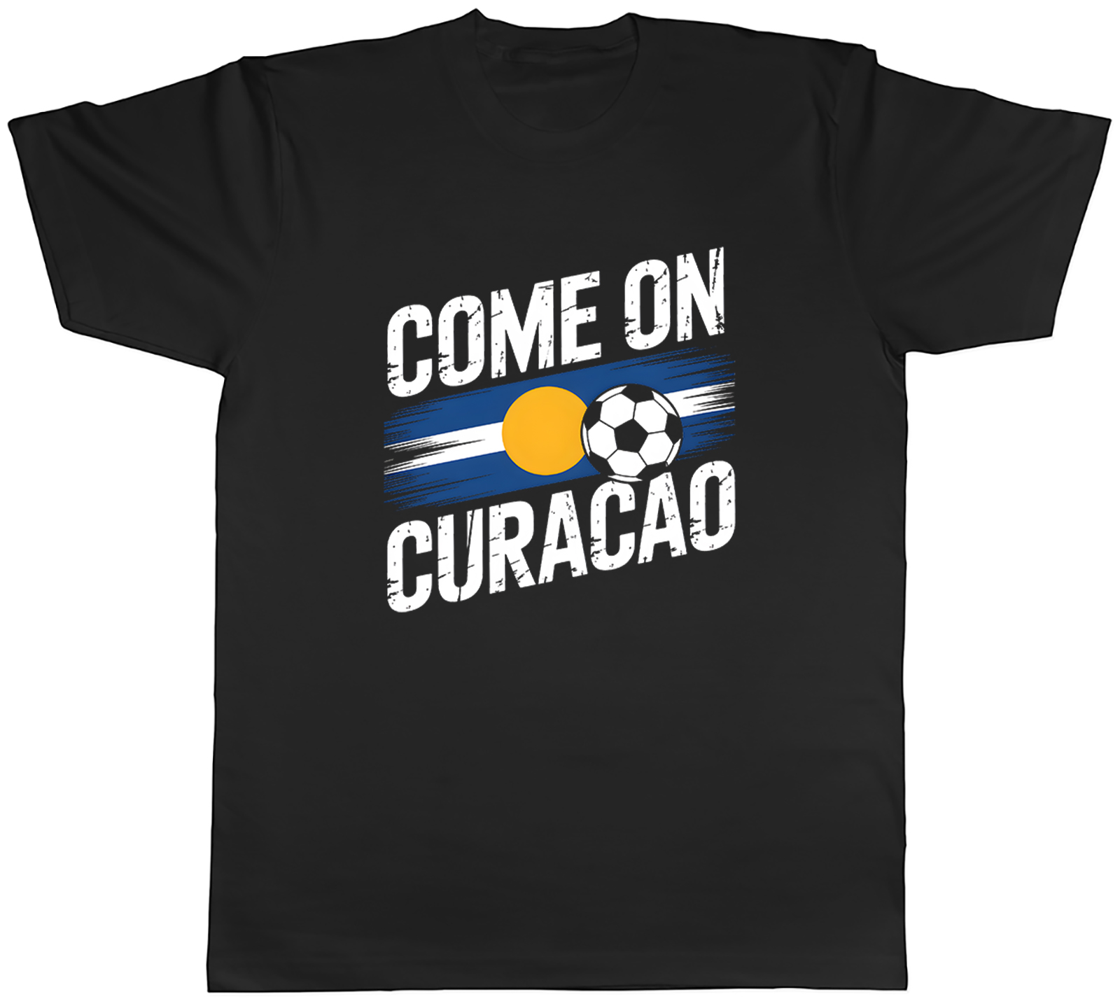 Come on Curacao Supporter Football Fan Mens T-Shirt Tee Gift Top
