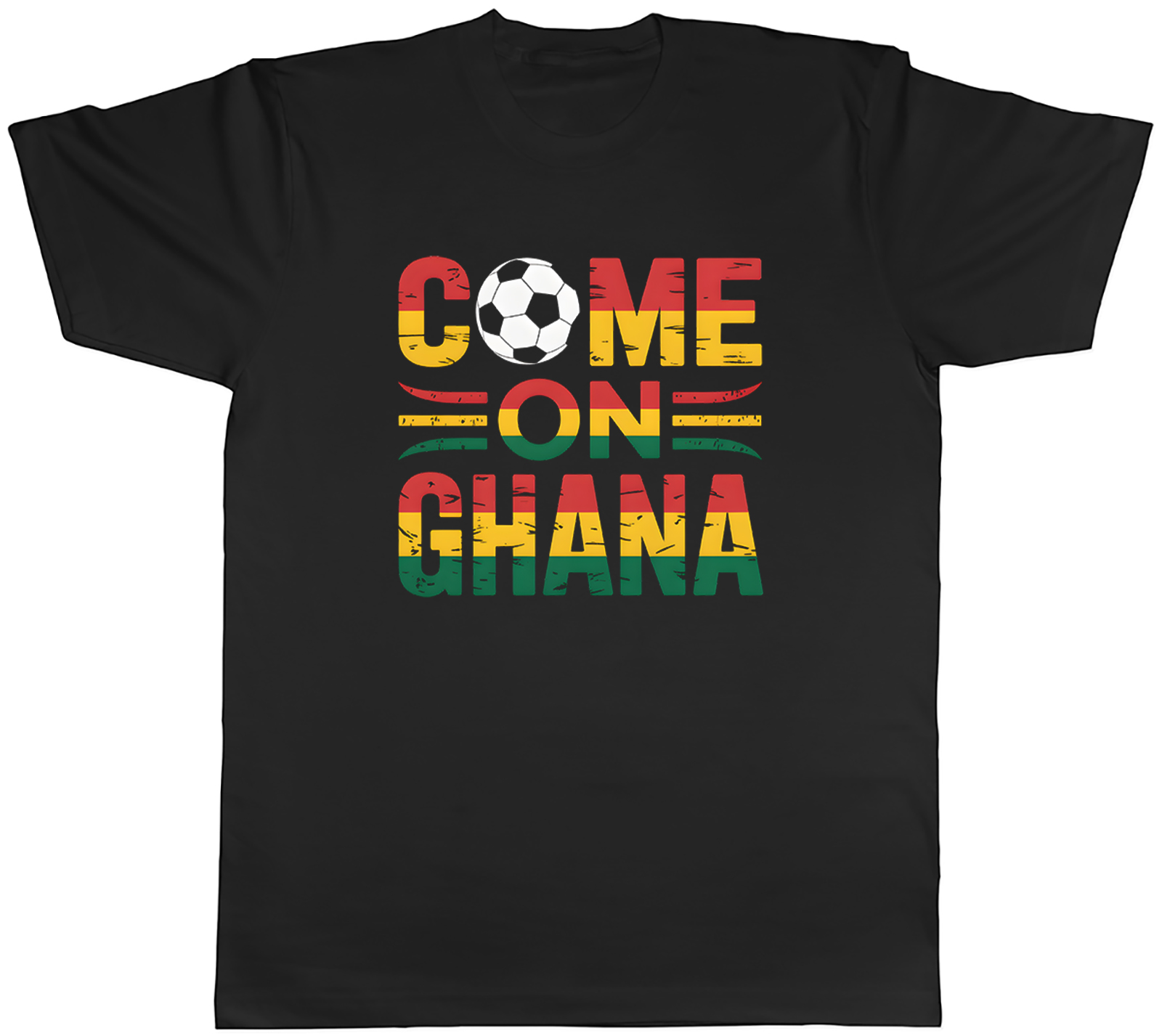 Come on Ghana Supporter Football Fan Mens T-Shirt Tee Gift Top