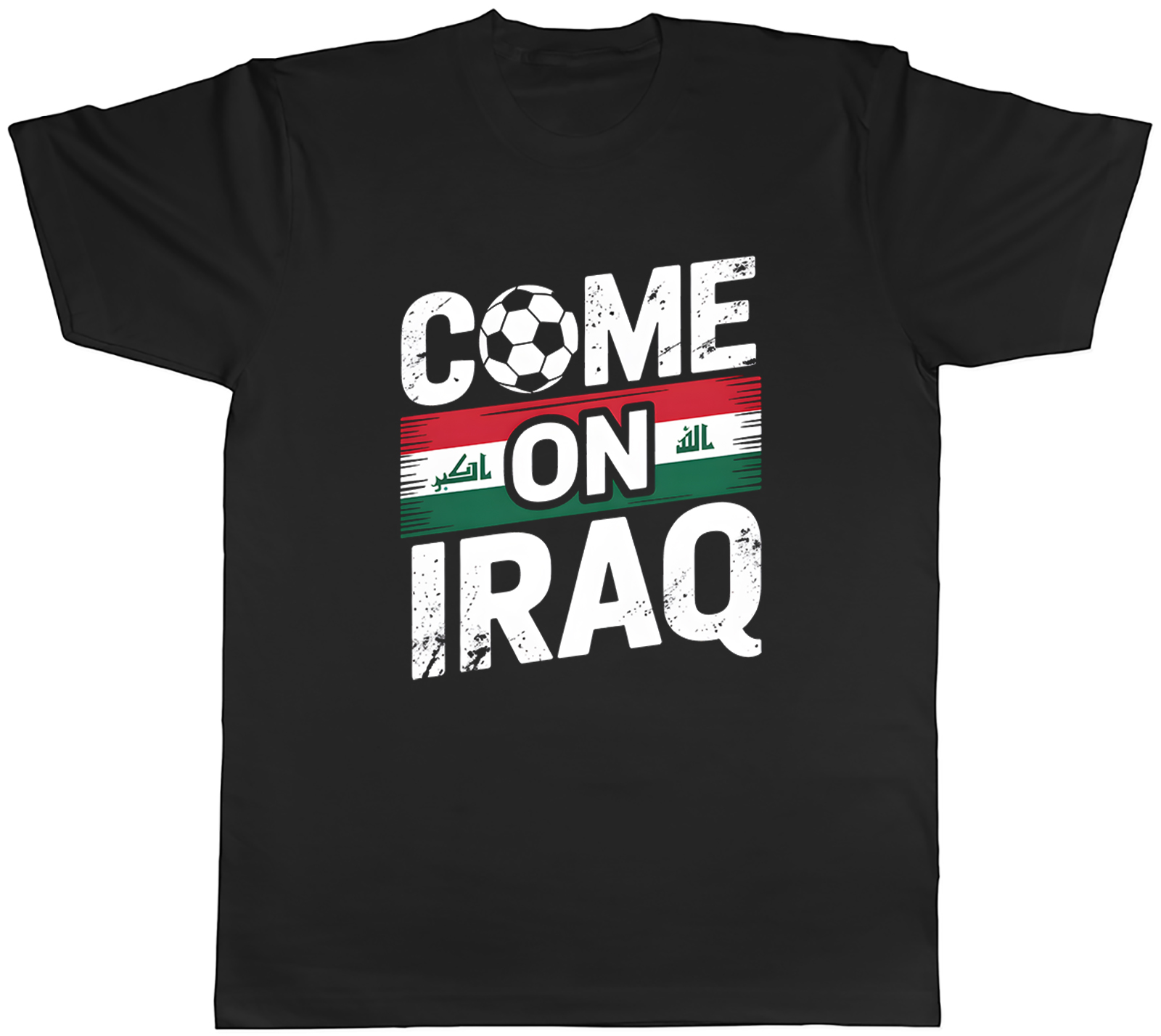 Come on Iraq Supporter Football Fan Mens T-Shirt Tee Gift Top