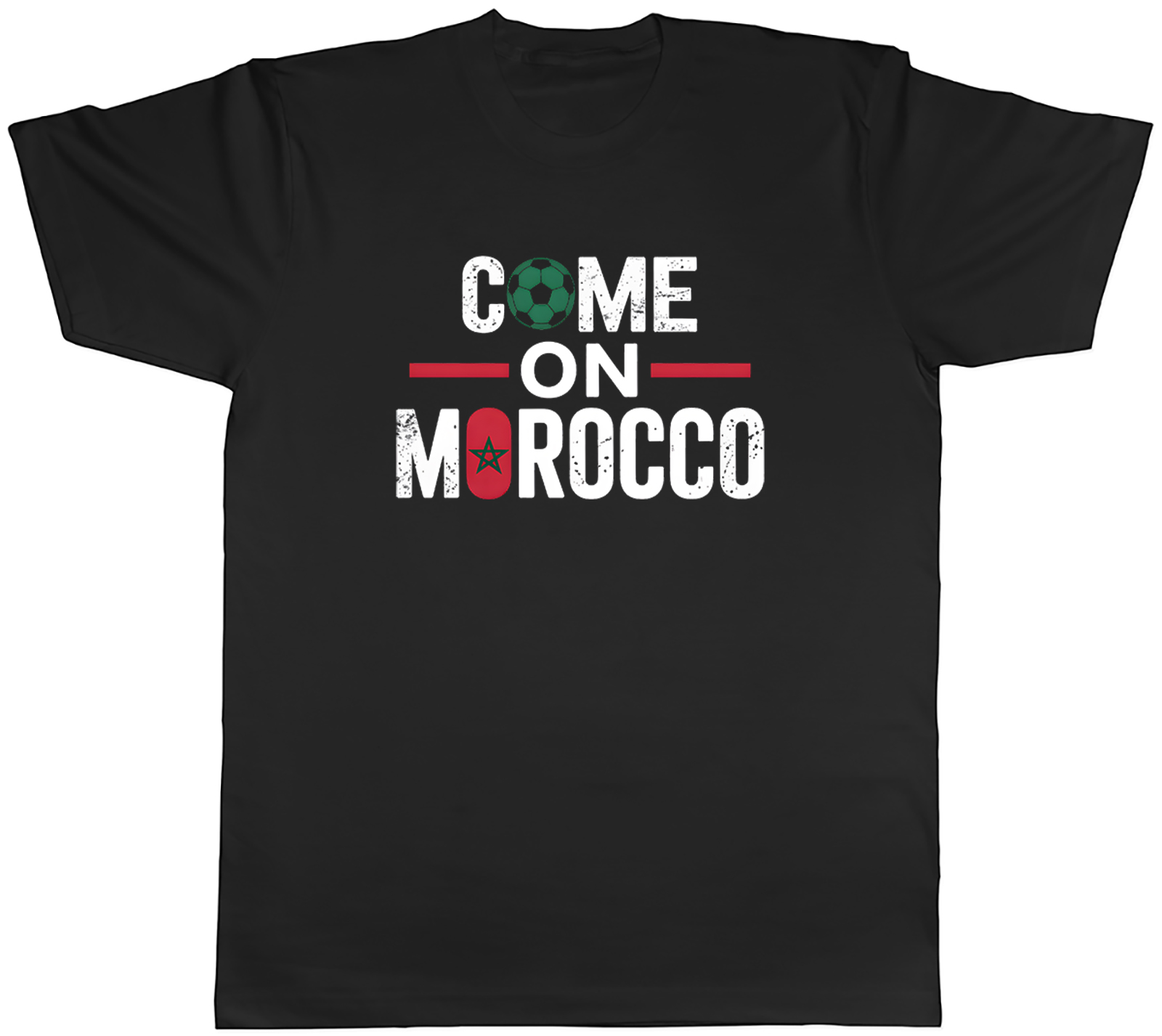 Come on Morocco Supporter Football Fan Mens T-Shirt Tee Gift Top