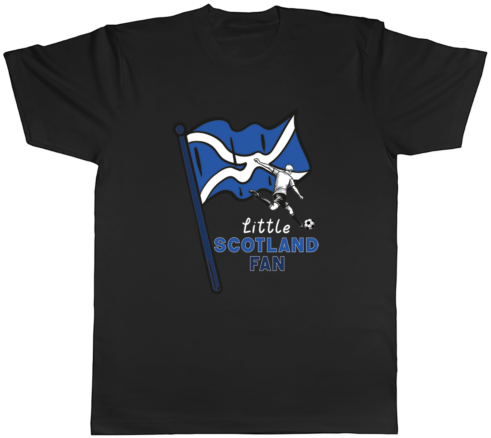 Little Scotland Fan Football Soccer Lover Mens T-Shirt Tee Gift Top