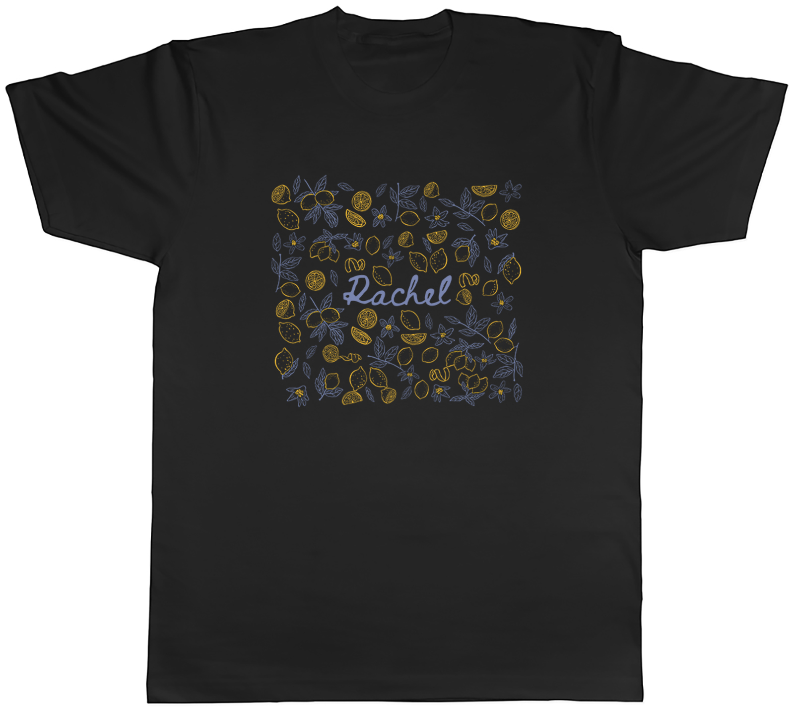 Personalised Any Name Lemon Slice Peels Lemoncello Mens T-Shirt Tee Gift Top
