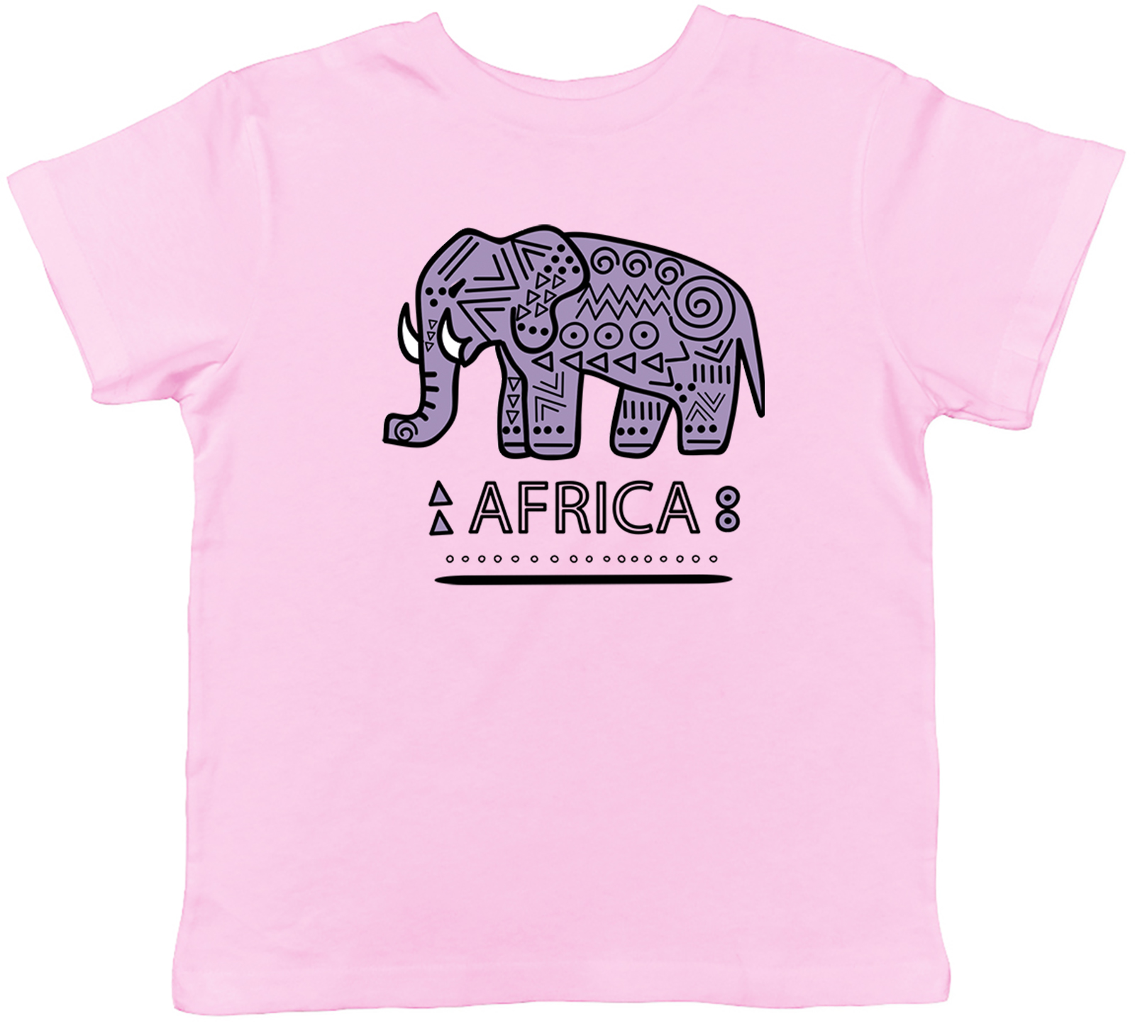 Africa Kids T-Shirt African Pattern Elephant Childrens Boys Girls Gift