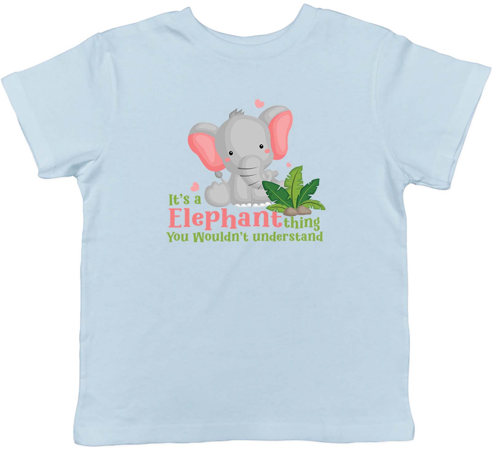 Elephant Thing Kids T-Shirt Wildlife Zoo Safari Jungle Childrens Boys Girls Gift