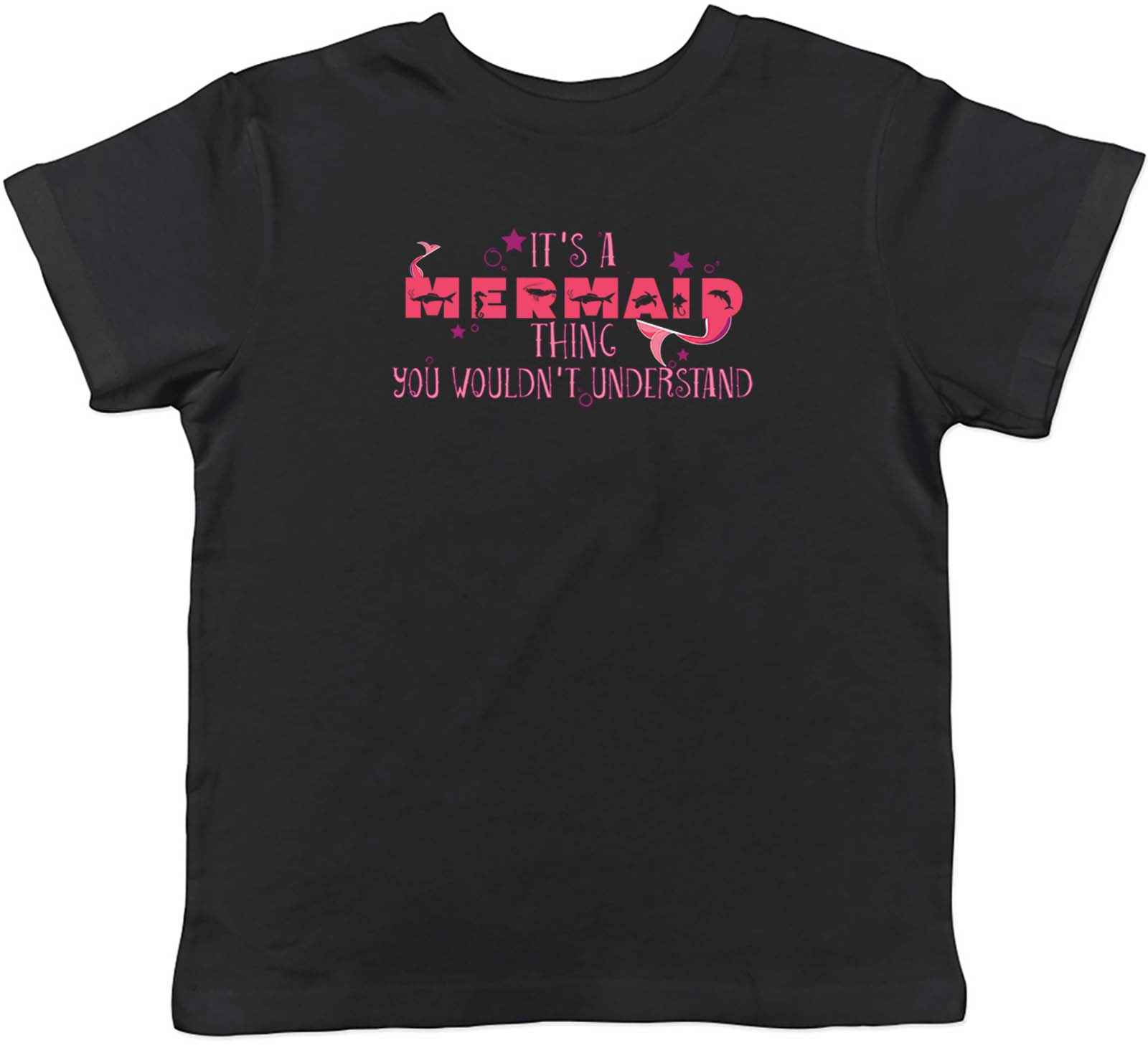 Mermaid Thing Kids T-Shirt Ocean Water Beach Childrens Boys Girls Gift