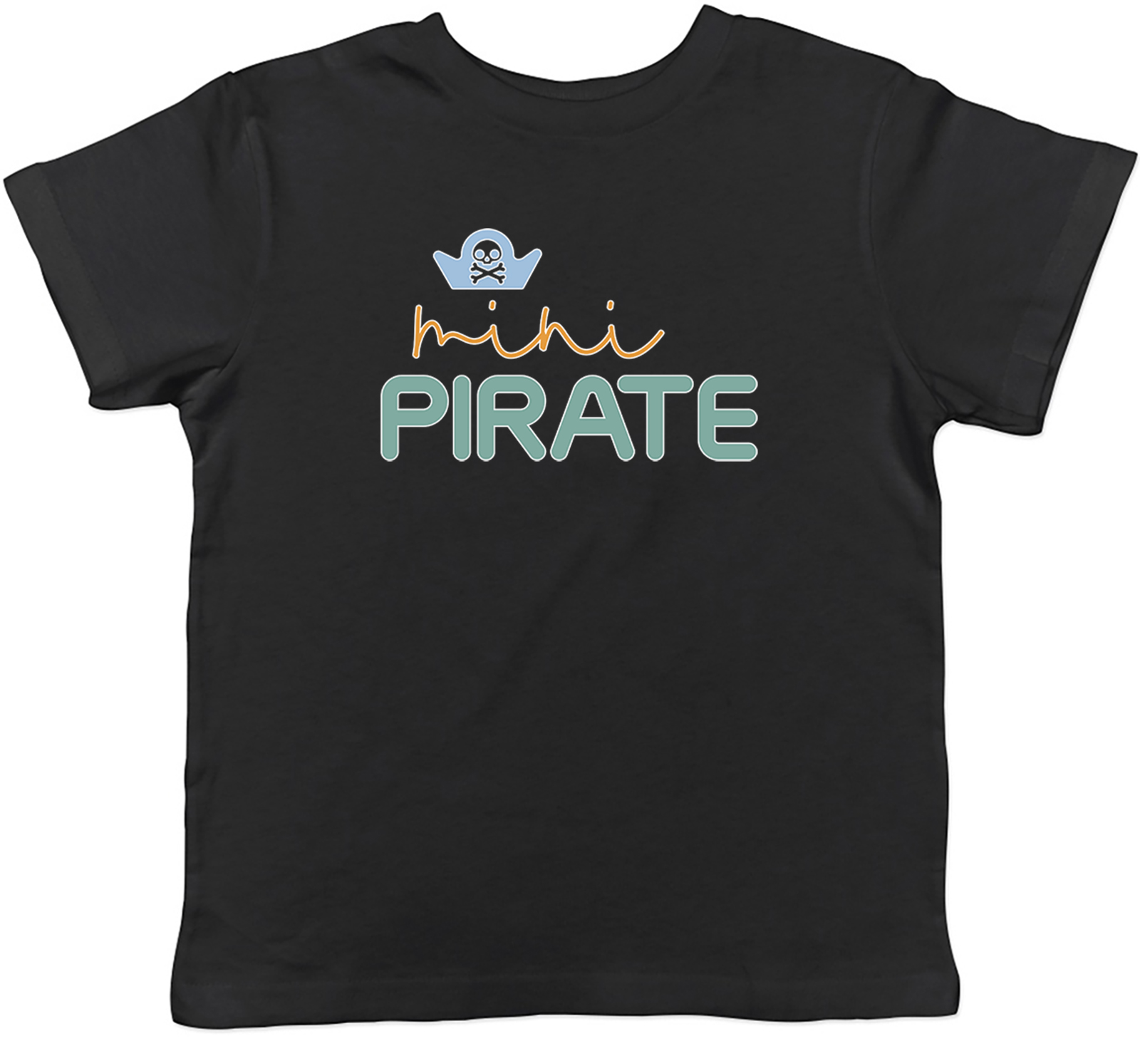 Mini Pirate Kids T-Shirt Ship Sailing Skull Childrens Boys Girls Gift - Picture 2 of 8