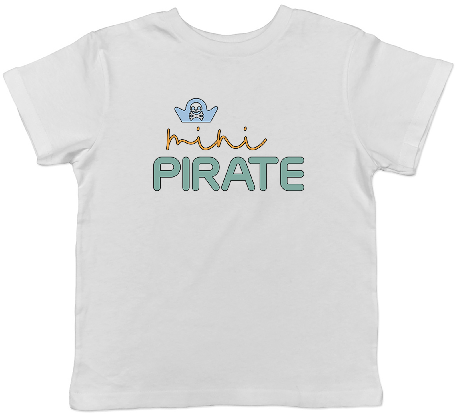 Mini Pirate Kids T-Shirt Ship Sailing Skull Childrens Boys Girls Gift - Picture 5 of 8