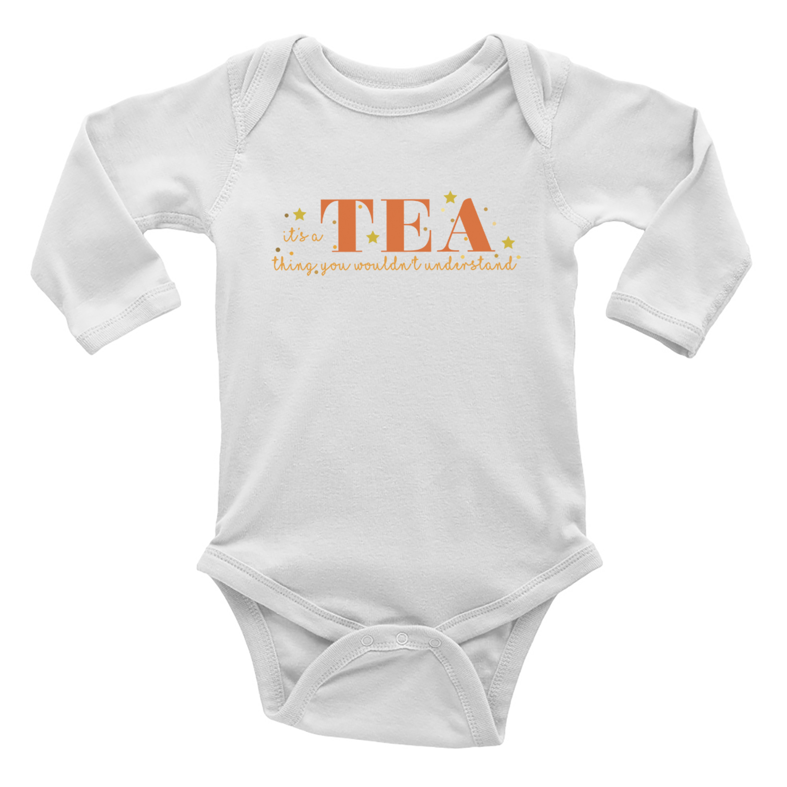 Tea Thing Baby Grow Vest Bodysuit Tea Drinking Tea Lover Brew Boy Girls Gift L/S