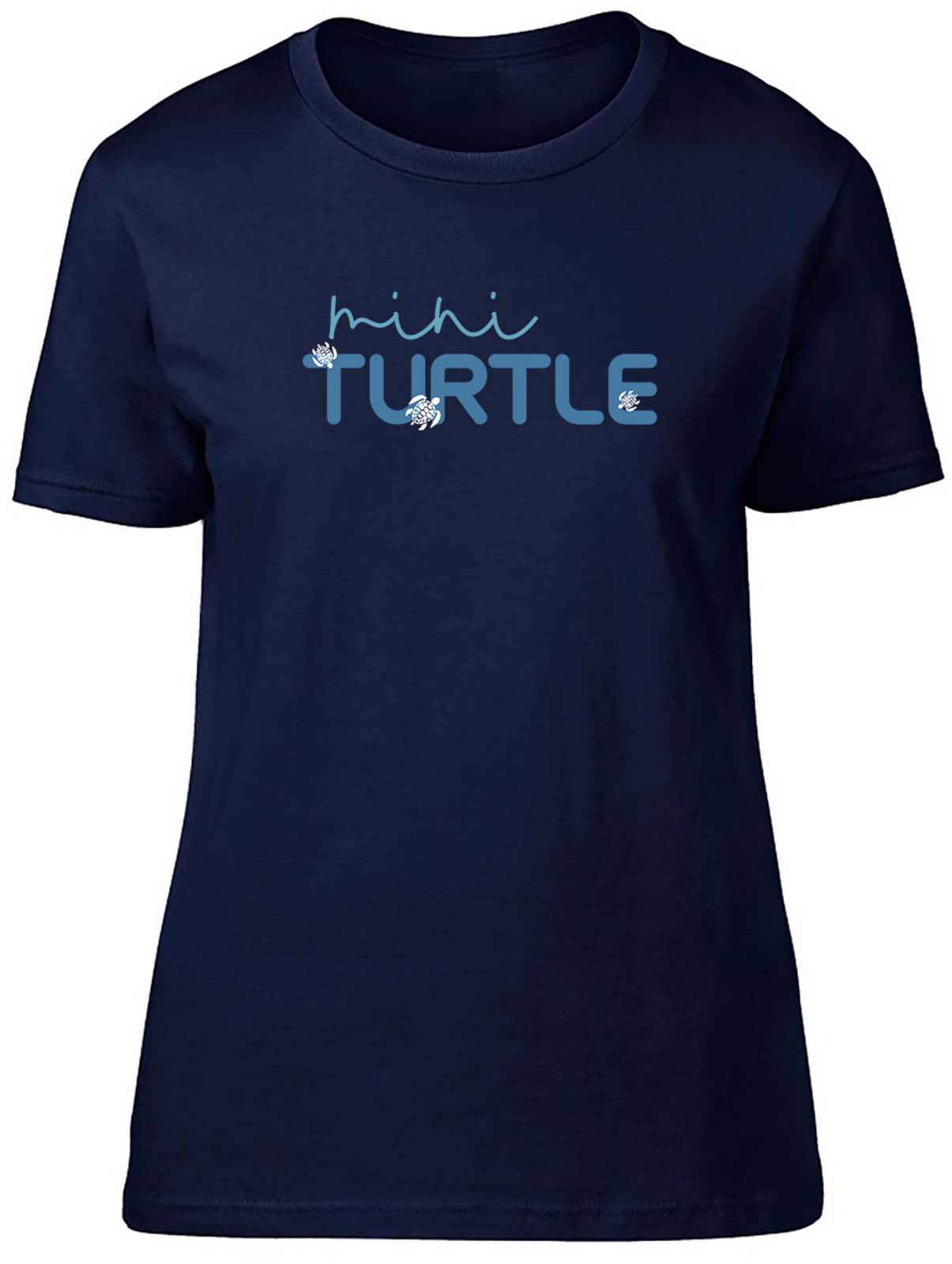 Mini Turtle Womens T-Shirt Safari Jungle Wildlife Tortoise Pet Ladies Gift Tee - Picture 4 of 8