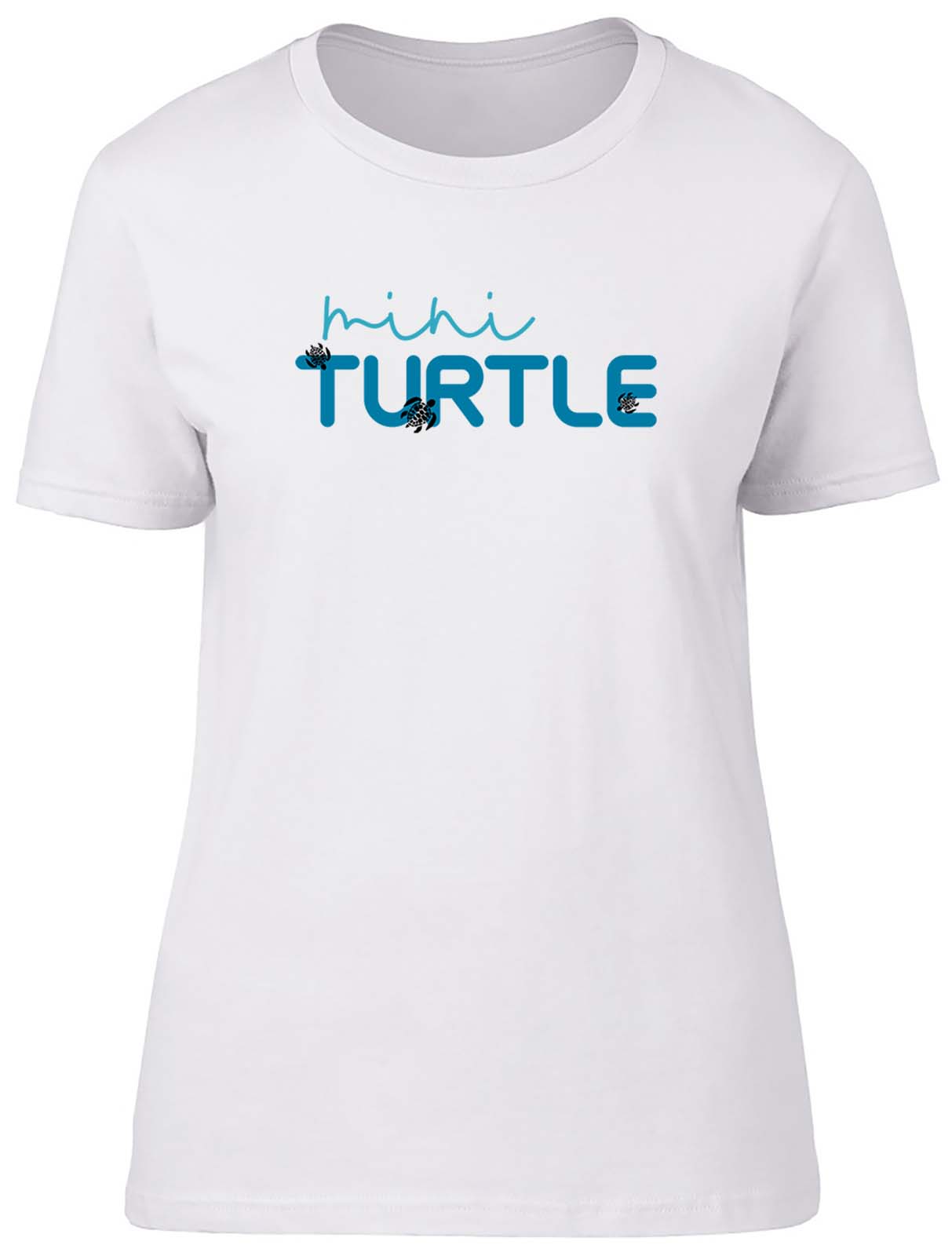 Mini Turtle Womens T-Shirt Safari Jungle Wildlife Tortoise Pet Ladies Gift Tee - Picture 7 of 8